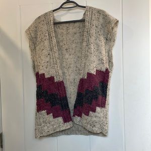 Handmade cardigan vest